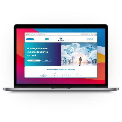 NextTier IT Consulting- website, designed by Pilgrim Digital