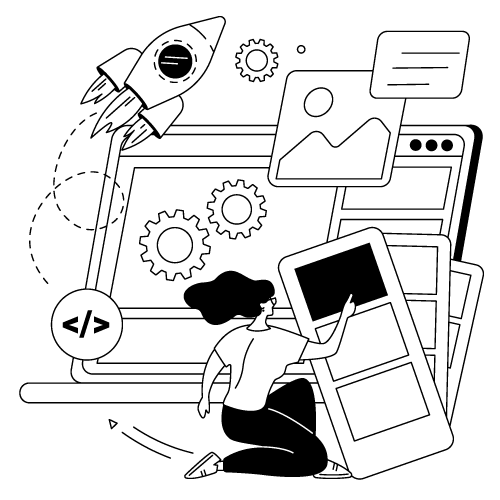 A Gal thinking Chicago web design a shop- Pilgrim Digital A Gal thinking Chicago web design a shop- Pilgrim Digital