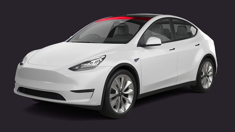 carbon-windshield-strip-tint-tesla-4door