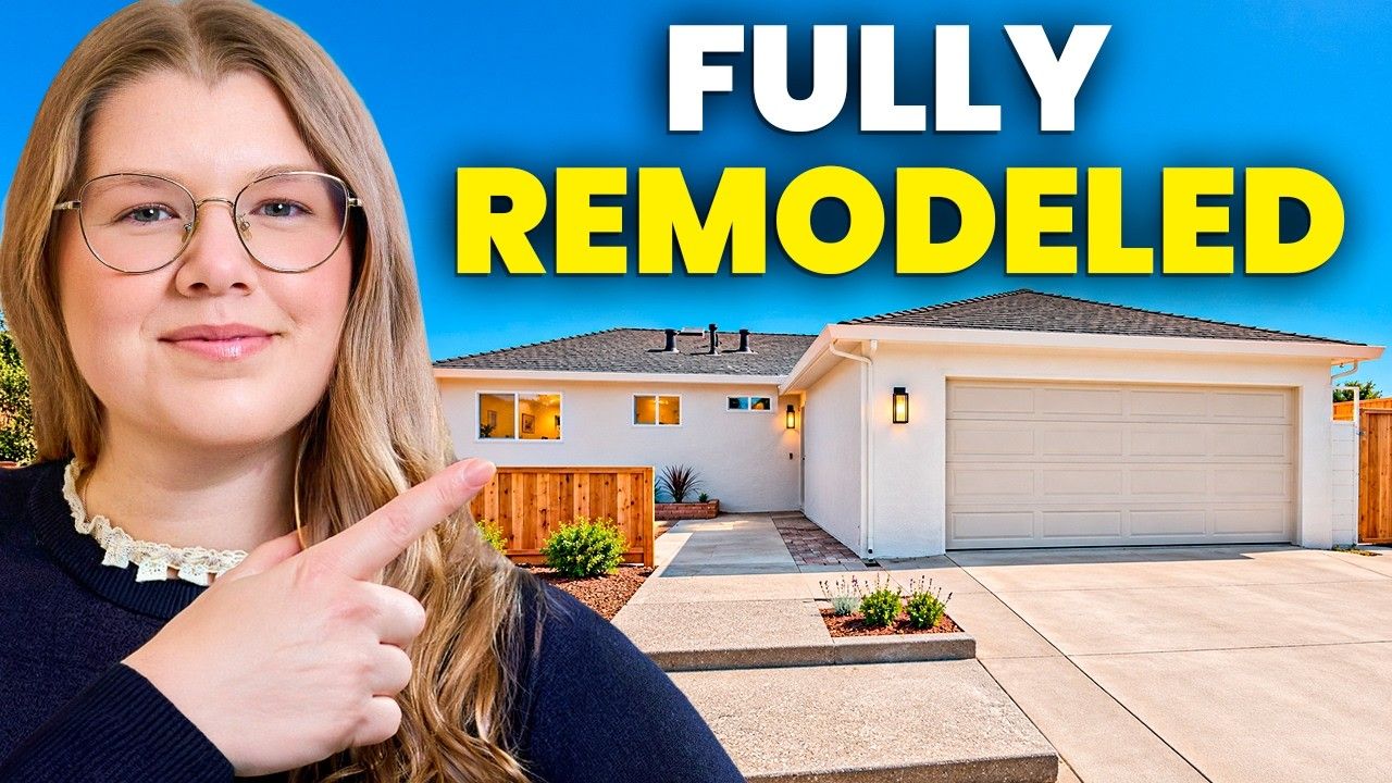 Jessica Heredia outside a fully remodeled home in Campbell, California