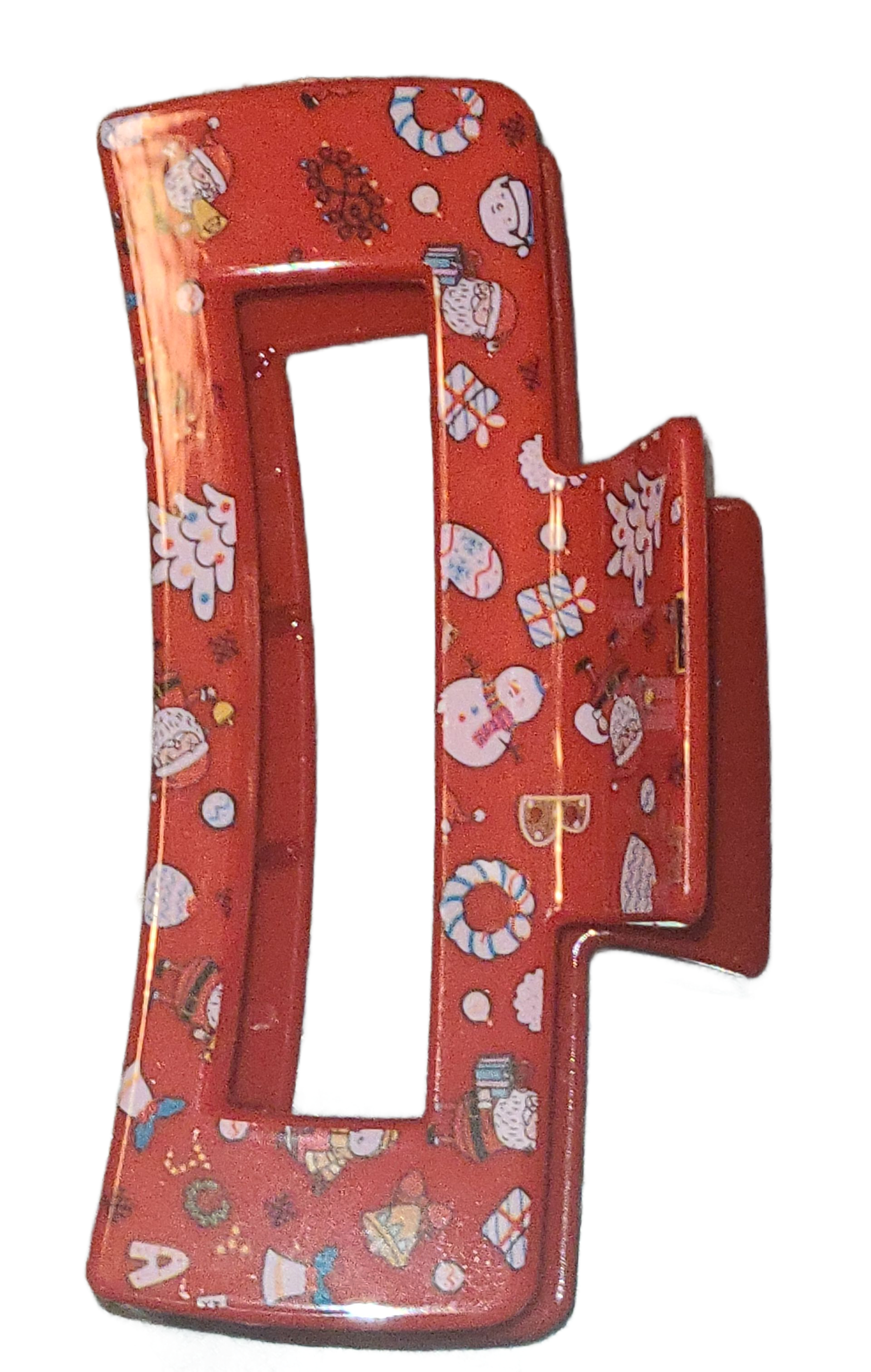 Christmas Hair Claw Clip