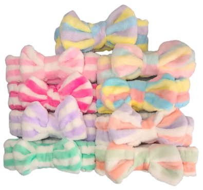 Striped Spa Head Bands
