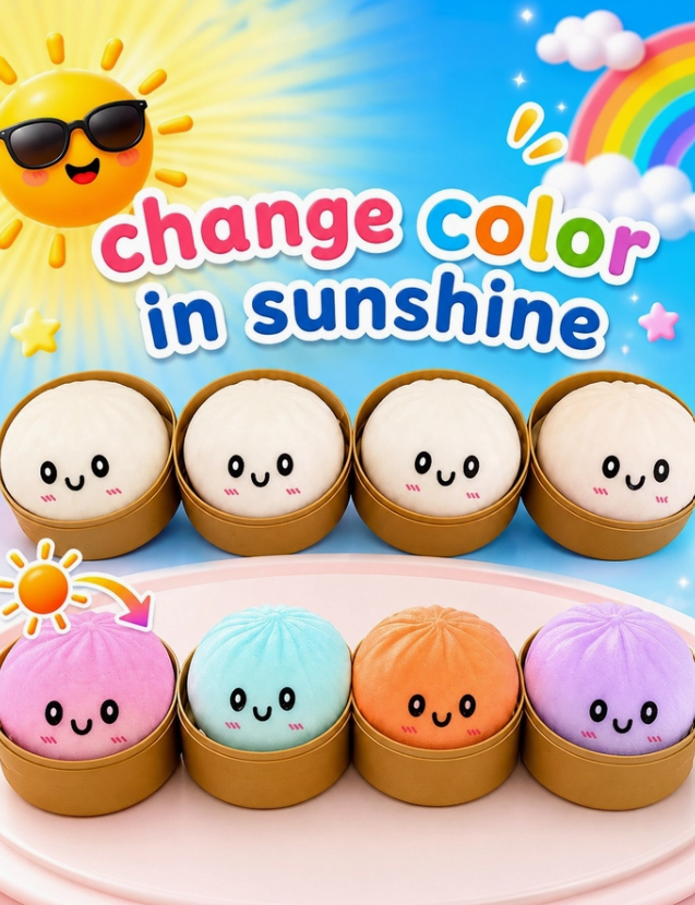Color Changing Mystery Squishy Bun