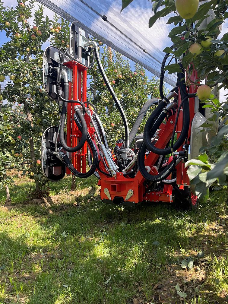 Deleafer STORM 16D, Pneumatic orchard deleafers