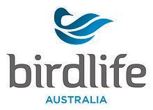 Birdlife Australia logo: stylized blue bird icon above the organization's name in gray, 