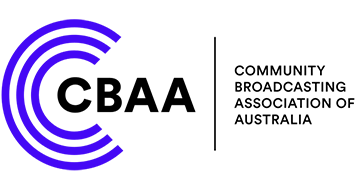 CBAA logo: purple concentric arcs forming a