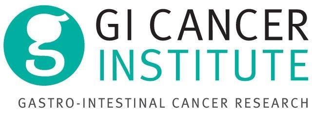 Logo of GI Cancer Institute: a teal circle with a white 