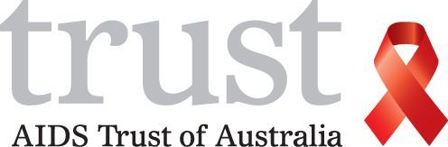 Logo for AIDS Trust of Australia, with the word 