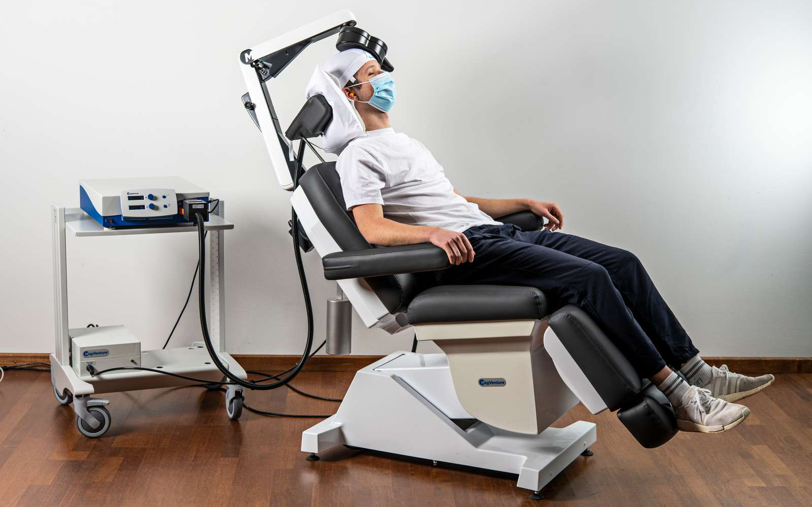 rTMS Machine with patient