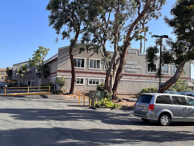 Exterior of Pregnancy Care Clinic East County located in the Santee Professional Center