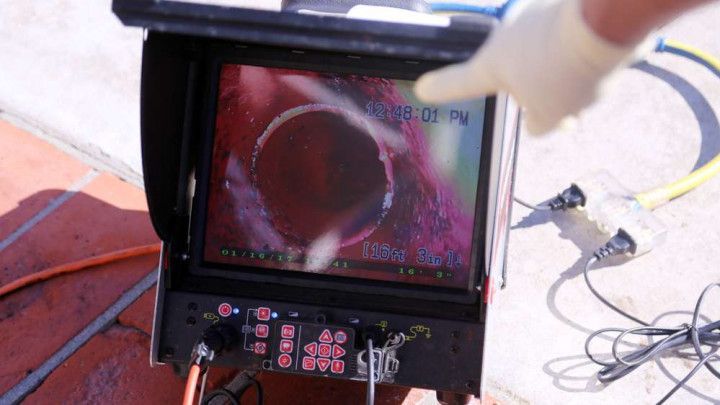 Sewer camera equipment