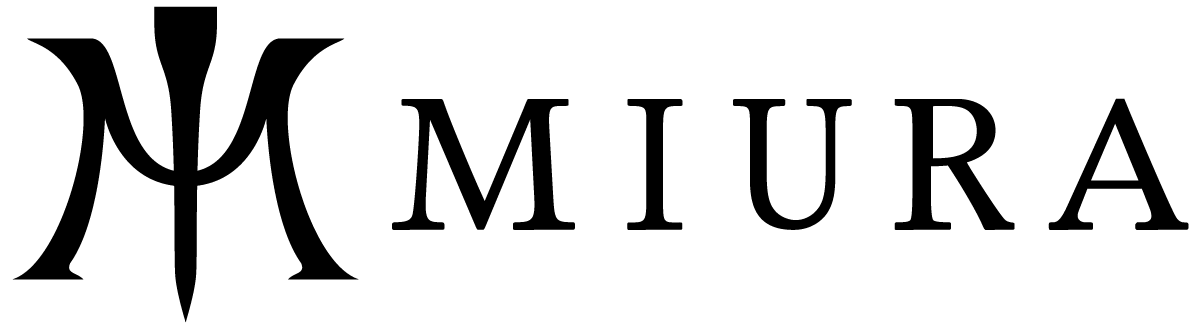 Het Miura-logo, een gestileerde 