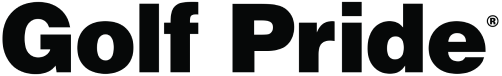 Golf Pride-logo in zwart.