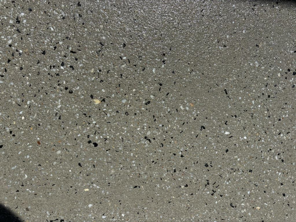 Exposed aggregate finish