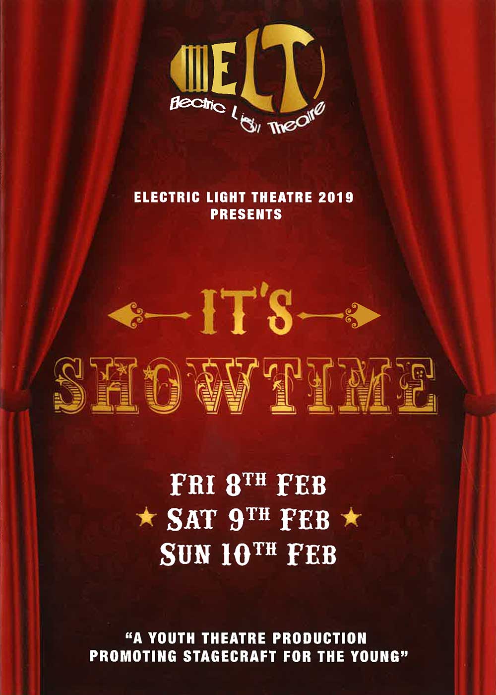 Electric Light Theatre - 2019 Program