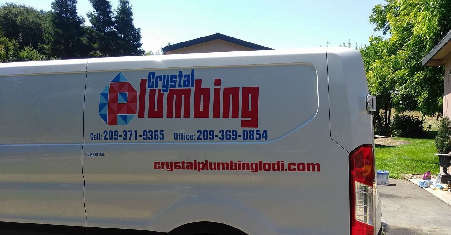 White van with
