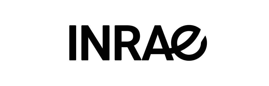 Logo noir comportant les lettres majuscules « INRA » suivies d'un « e » minuscule stylisé sur fond blanc.