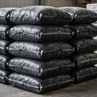Bags of hot mix and cold patch asphalt