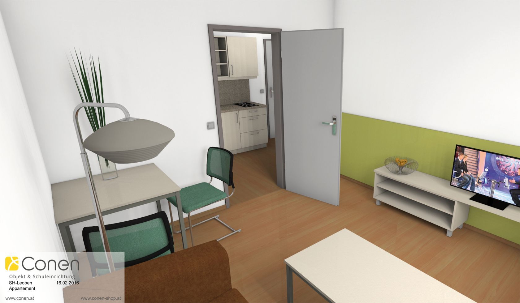 Dozentenwohnung 3D Model