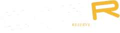 Orange stylized “R” logo with the word “RESERVE” beneath it on a white background