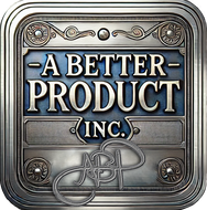 A better product inc. logo on a white background