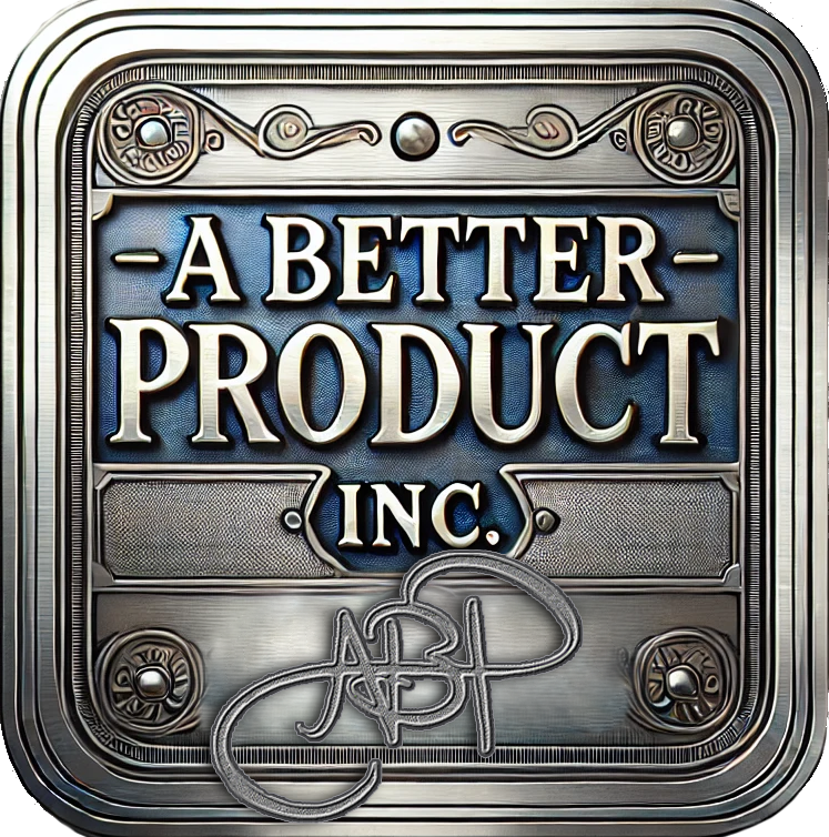 A better product inc. logo on a white background