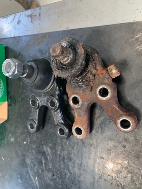 Two Ball Joints Side-by-side — A.M.D. Automotive Services in Proserpine, QLD