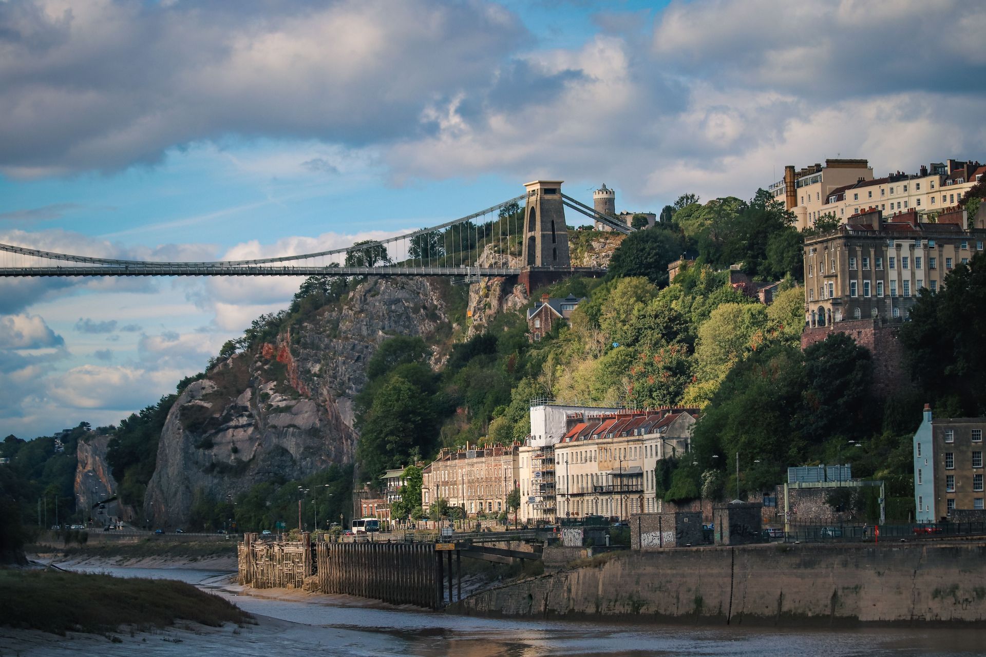 Bristol suspension bridge near our caravan storage compound in somerset
