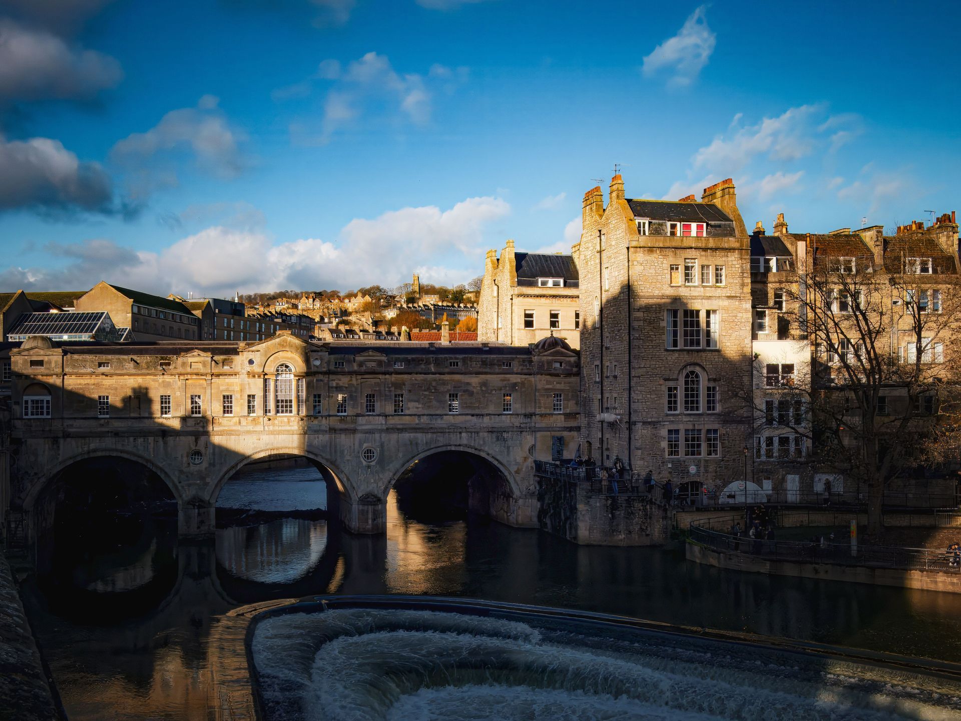 The city of bath near our caravan storage compound in somerset