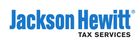 Jackson Hewitt Tax Services logo in blue text with black