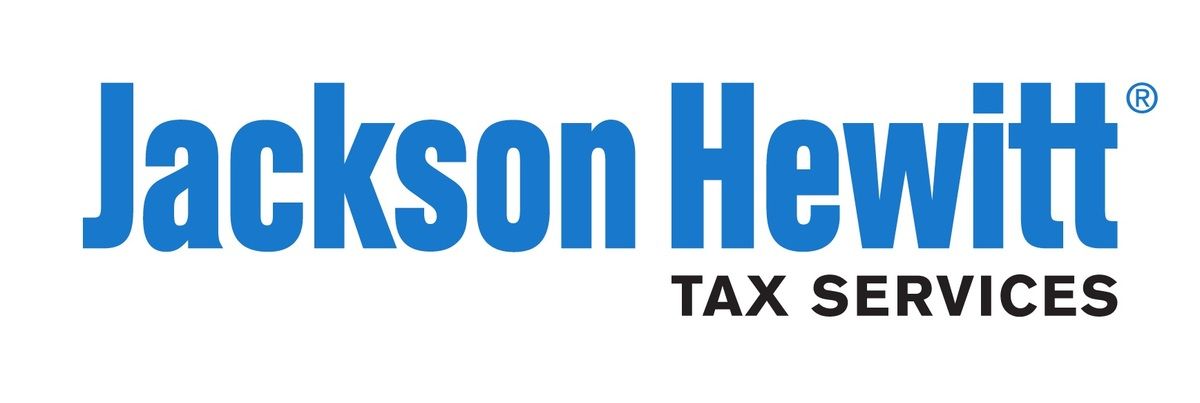 Jackson Hewitt Tax Services logo in blue text with black