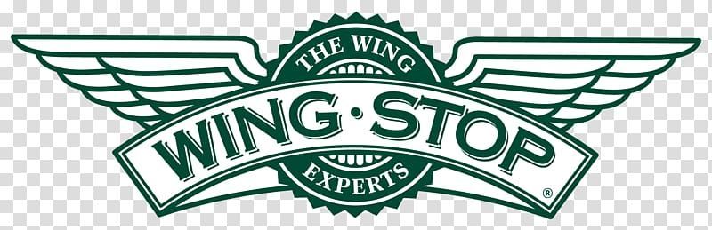 The green and white Wingstop logo featuring stylized wings, a circular emblem, and the text