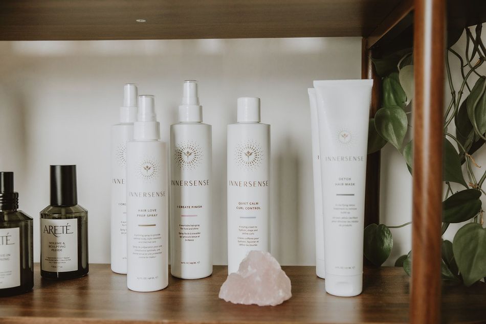 innersense product photo inside Rooted Alchemy hair Studio