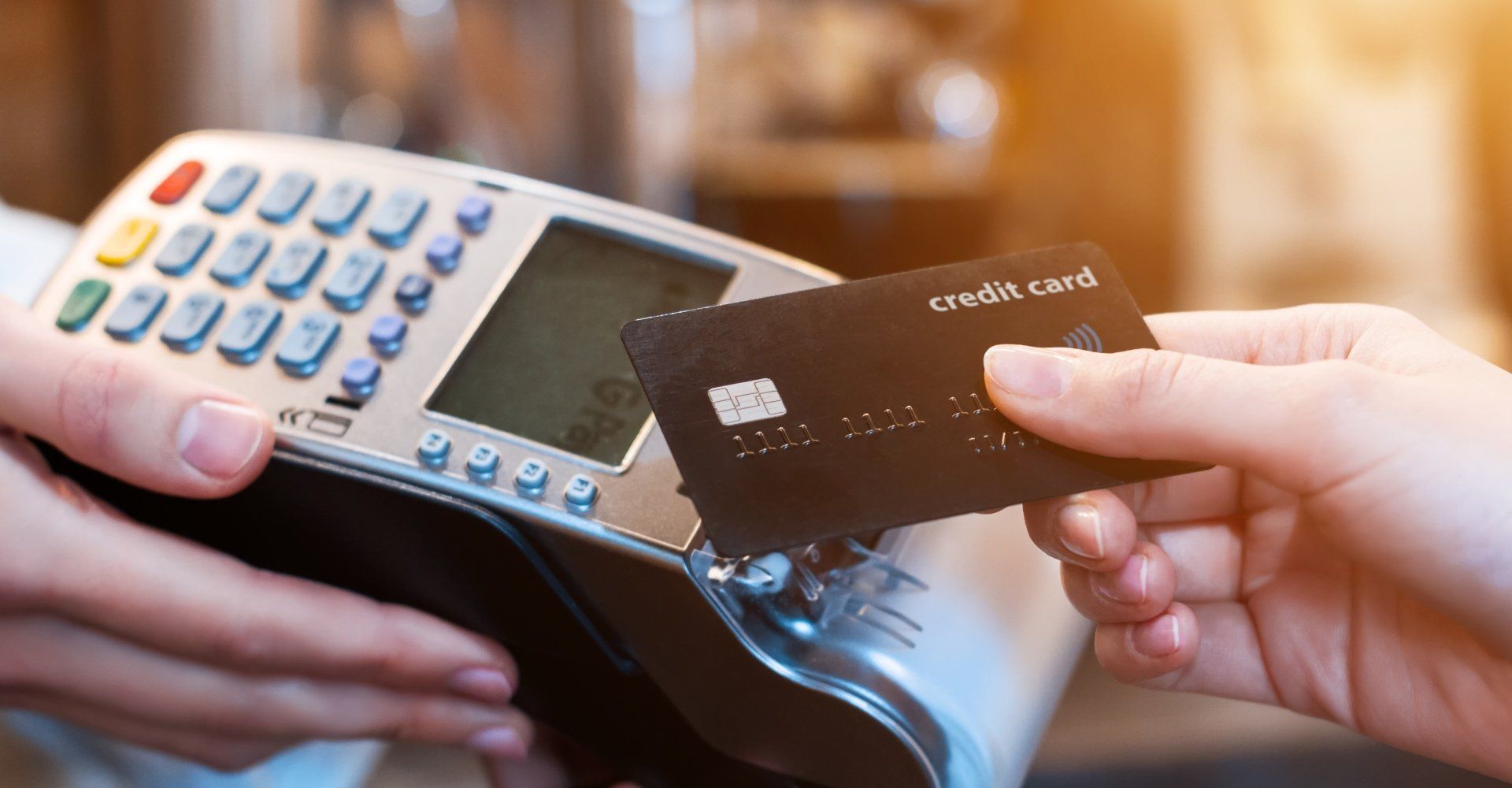 Using credit card reader