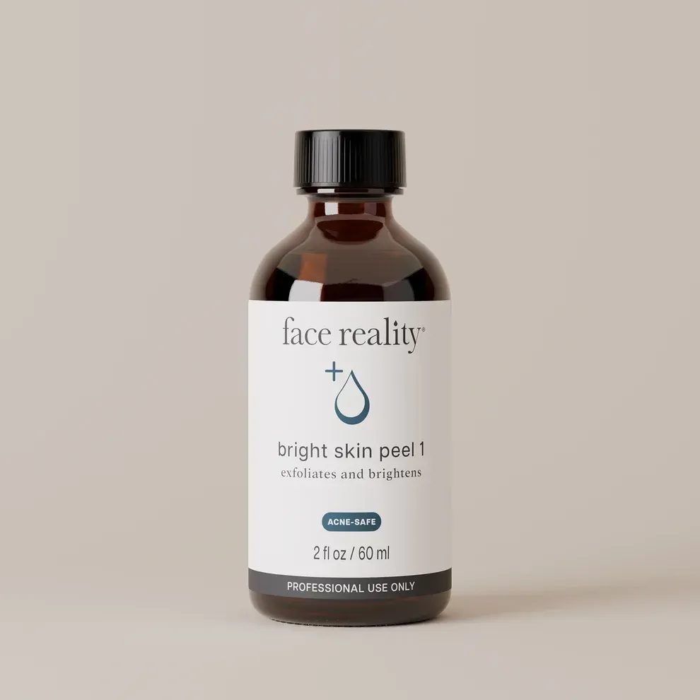 Face Reality Bright Skin Peel professional acne treatment at HAVEN Skincare and Aesthetics