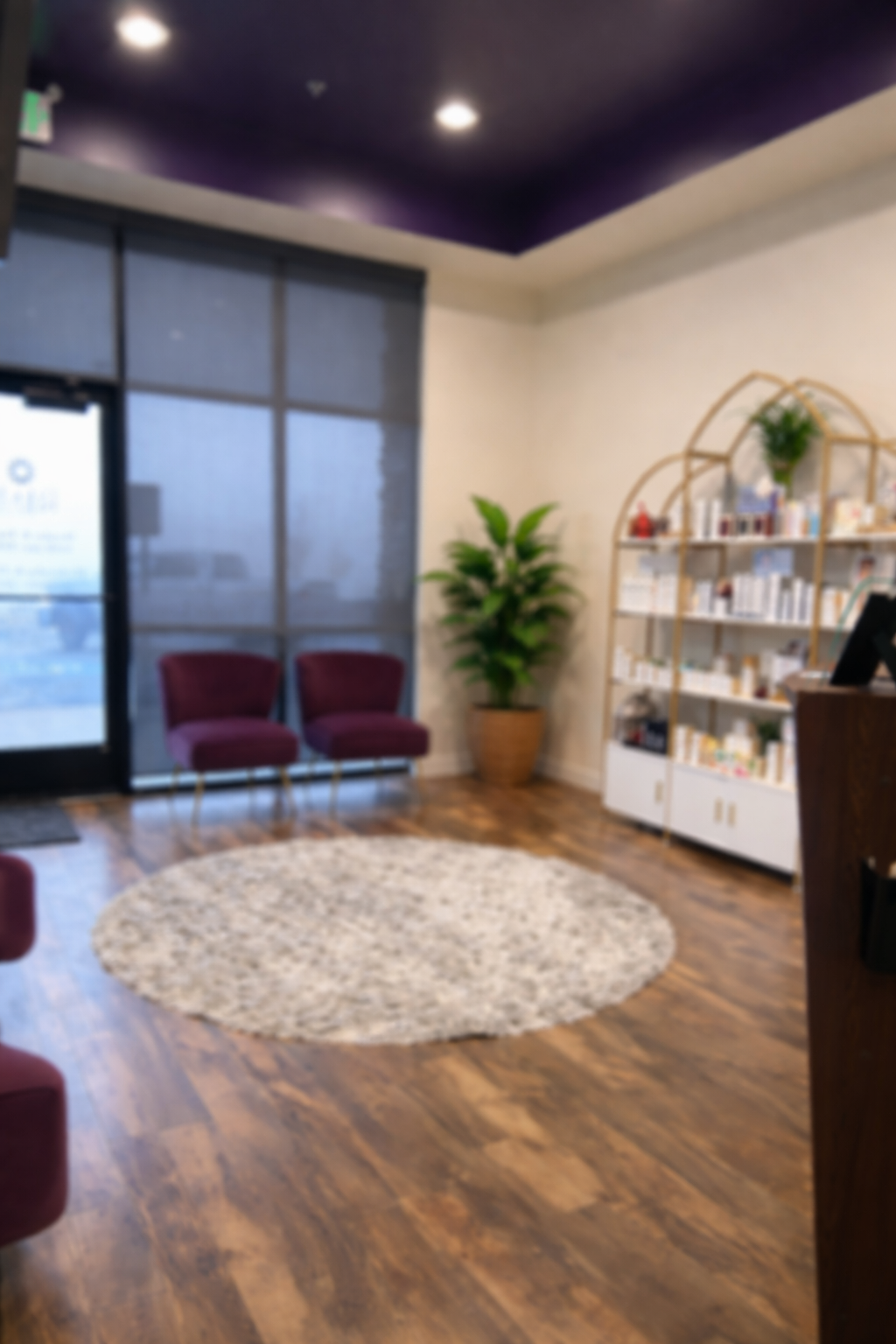 ReJuvU Beauty Haven med spa reception area near Layton, Utah