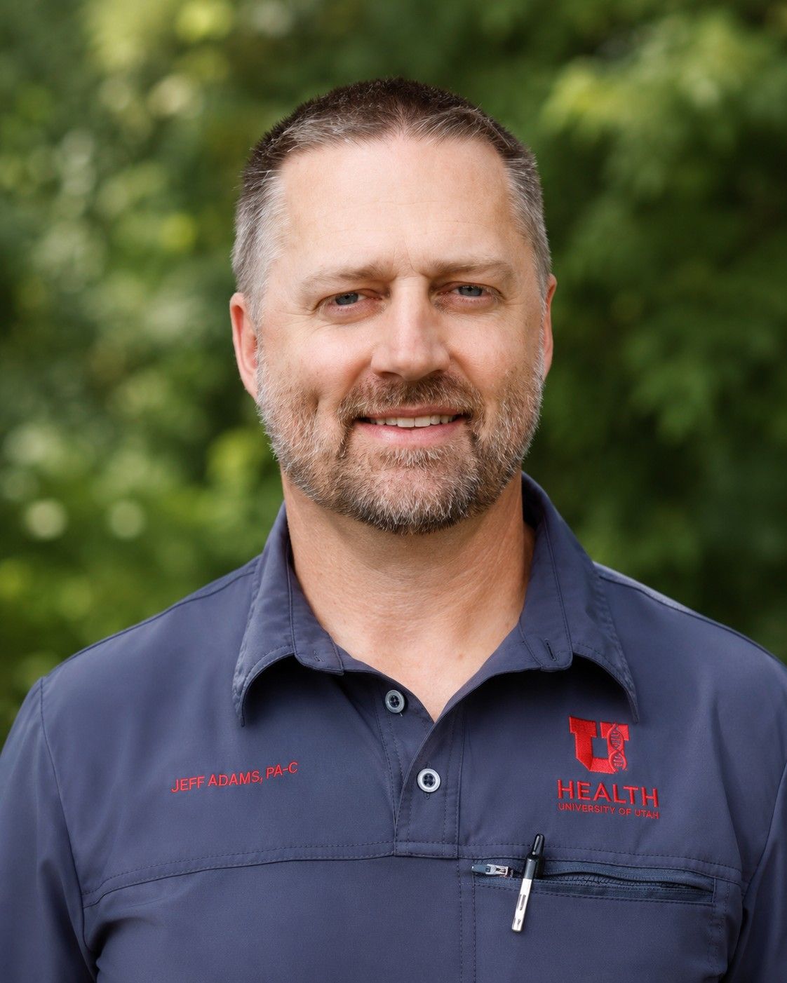 Jeff Adams, PA-C, fellowship-trained dermatology provider serving patients at ReJuvU Beauty Haven in West Point, Utah.