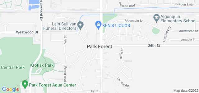 Map of business location