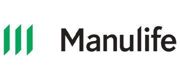 Manulife logo with green vertical bars and black wordmark