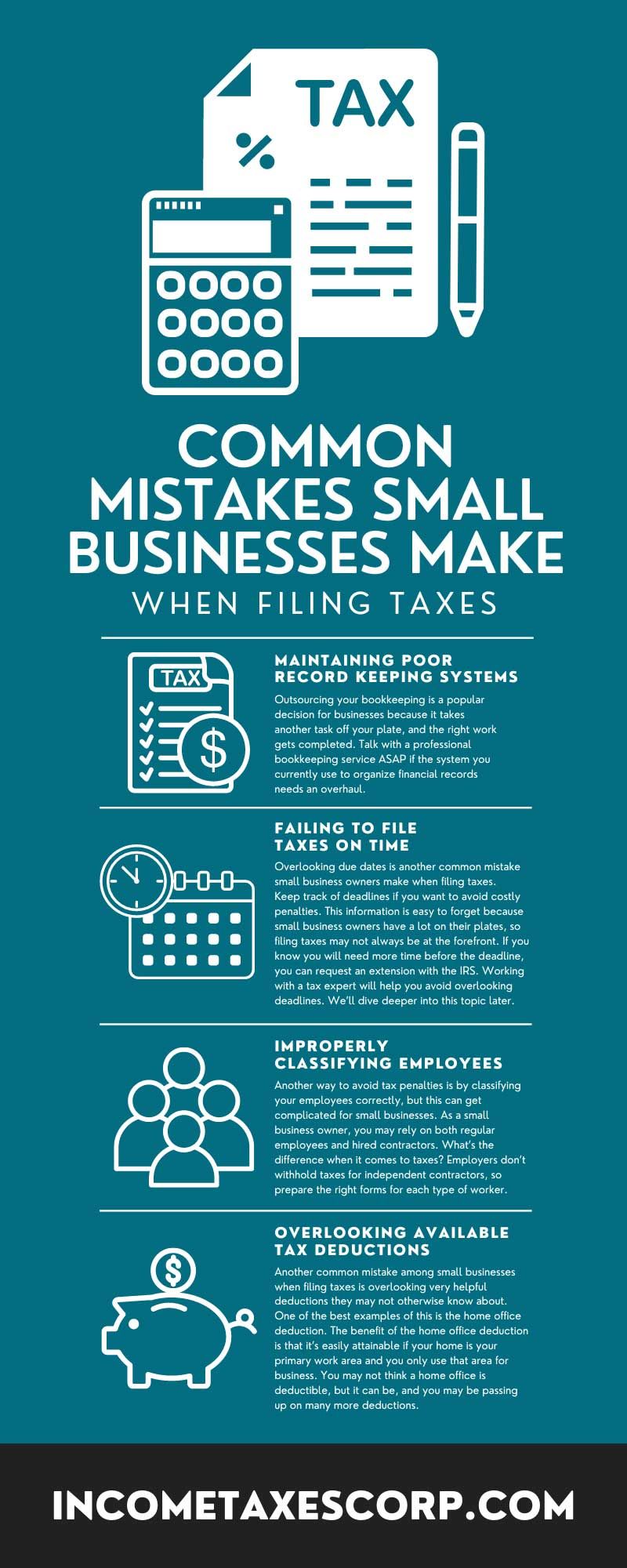 10 Common Mistakes Small Businesses Make When Filing Taxes
