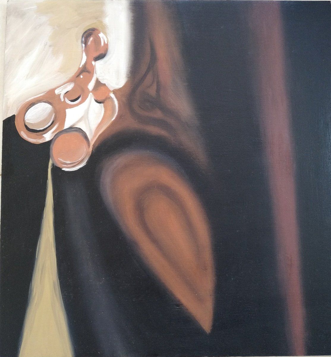 Abstract oil painting