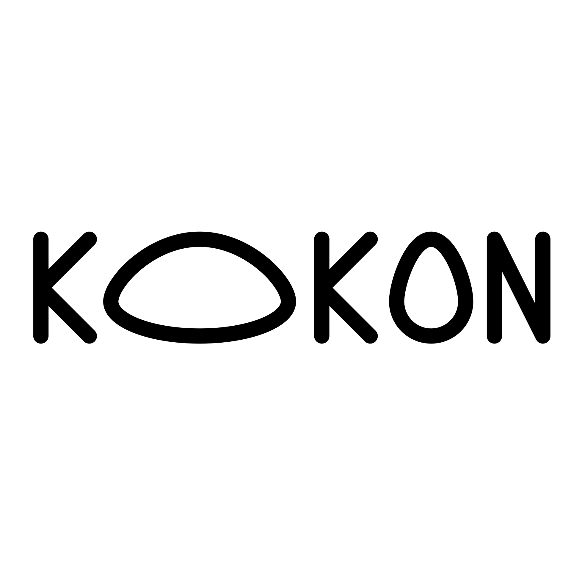 The word kokon is written in black on a white background.