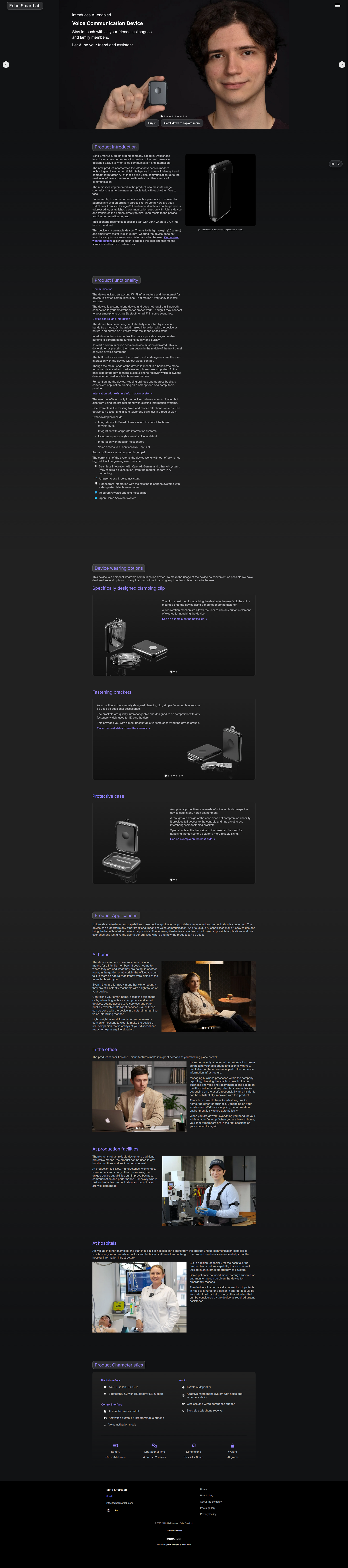 Dark mobile app screen showing a vertical list of video posts with thumbnails and a profile header at the top