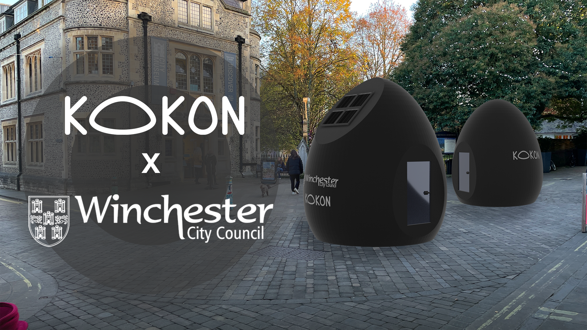 An advertisement for kokon x winchester city council
