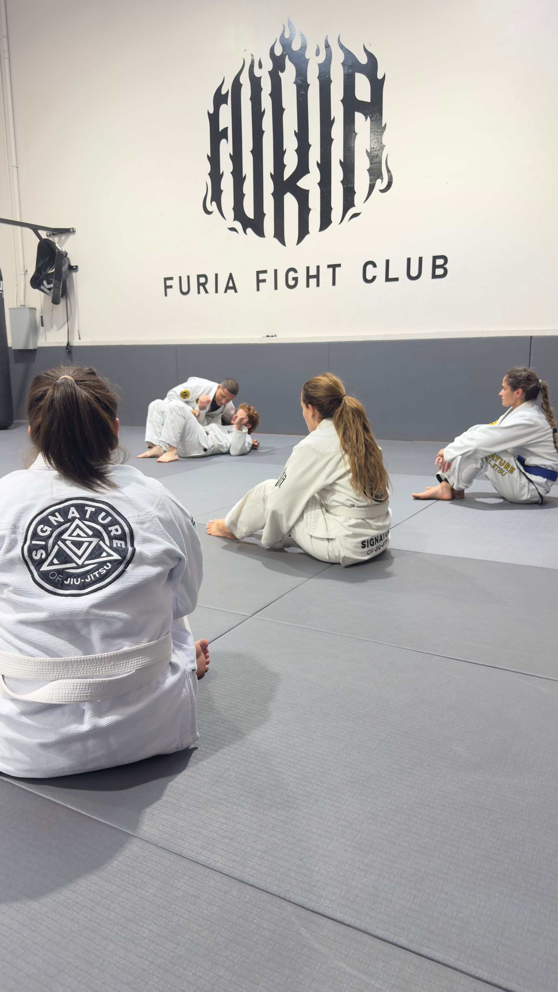 Kids practicing Youth Jiu-Jitsu drills at Signature of Jiu-Jitsu in Belmont, CA, building focus and confidence