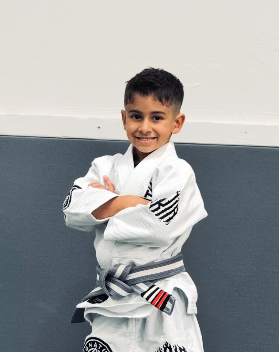 Students practice controlled Jiu-Jitsu drills at Signature of Jiu-Jitsu in Belmont, CA.