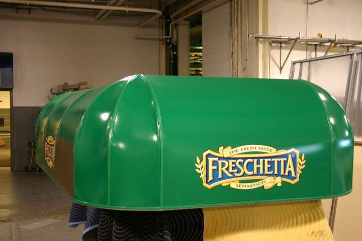 Green Metal Awning — Roseville, MI — J.C. Goss Company