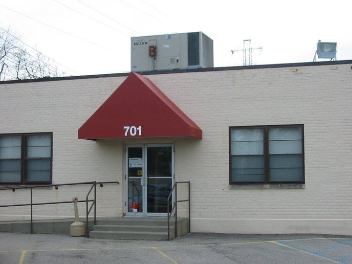Triangular Front Door Awning — Roseville, MI — J.C. Goss Company