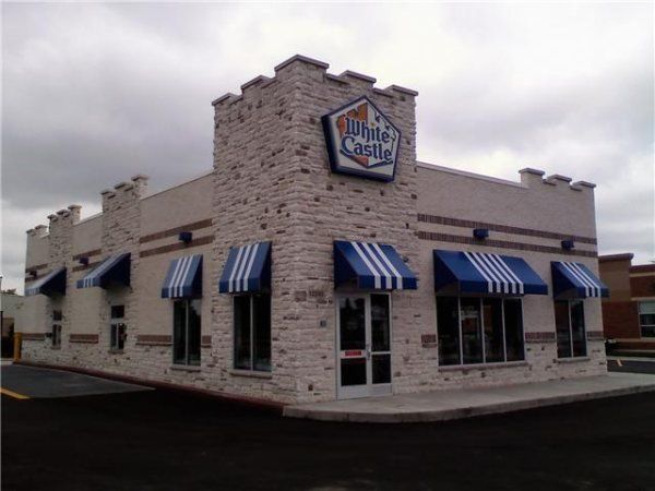 Multiple Blue Stripes Awning — Roseville, MI — J.C. Goss Company