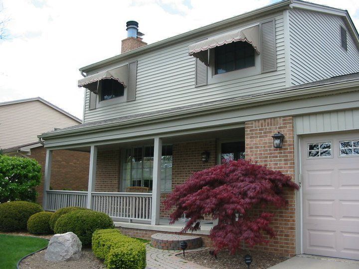 Newly Installed Window Awnings — Roseville, MI — J.C. Goss Company